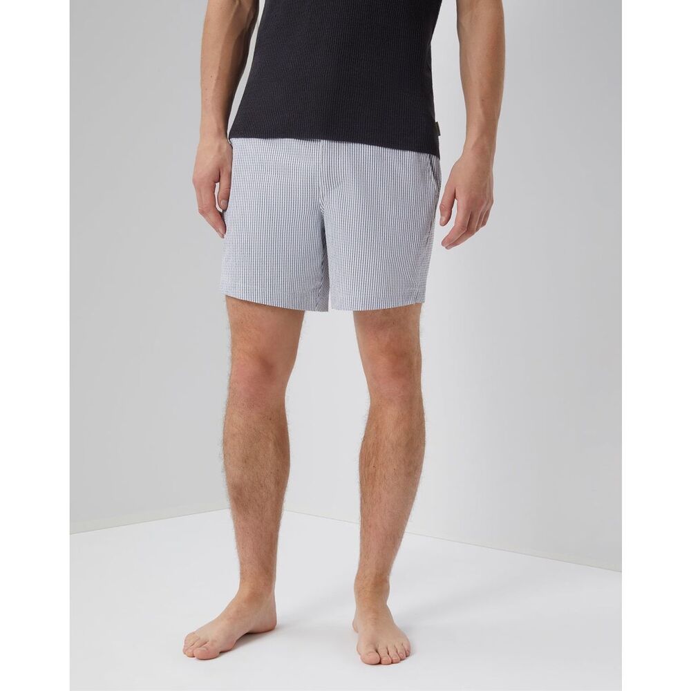 Onia Men’s Charles 5” Swim Trunks Deep Navy/White Size‎ Large